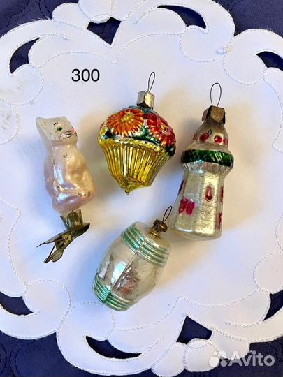 Елочные игрушки СССР