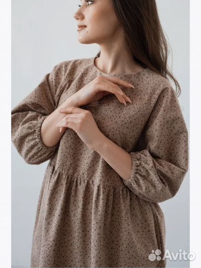Платье теплый хлопок
