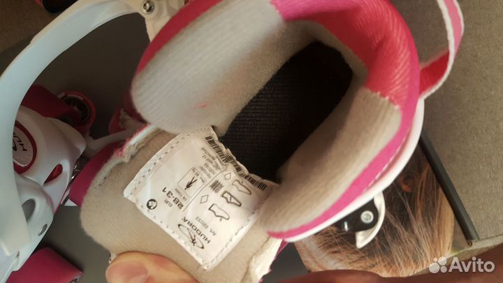 Ролики hudora Rollschuh Roller Skate Pink (28-31)