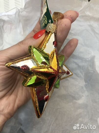 Ёлочные игрушки стекло коллекционные США OWC