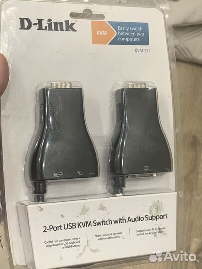 D-Link KVM-221, KVM-переключатель двухпортовый