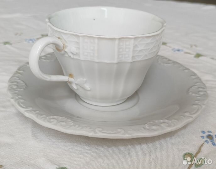 Чайная пара Meissen фарфор