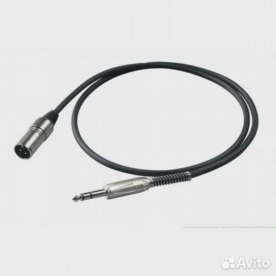 Кабель 6.3 Jack-XLR Proel bulk230LU05 длину 0,5 м