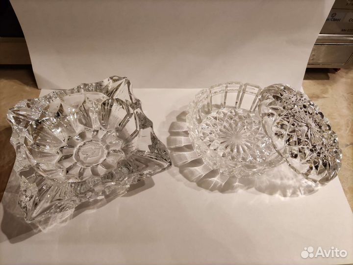 Хрусталь/стекло вазы, стаканы, рюмки