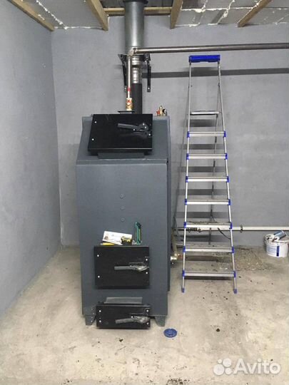 Котел твердотопливный длительного горения Неделька