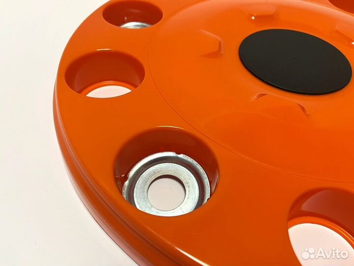 Колпаки 22.5 закрытые оранжевые к-т 2 штуки
