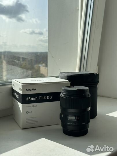 Объектив sigma 35 mm 1 4 canon