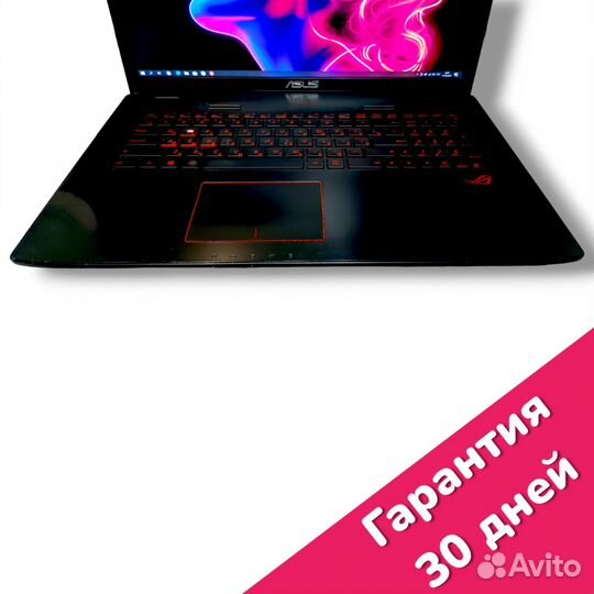 Игровой Ноутбук Asus ROG 17.3/i7/24gb/SSD256/win10