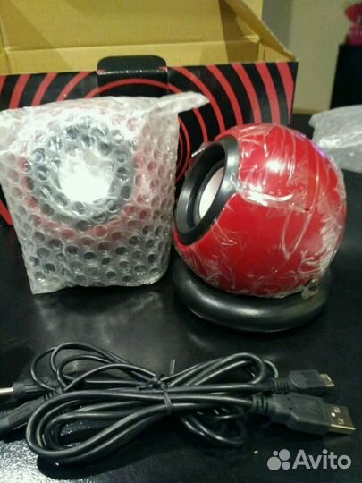 Колонки USB и наушники новые