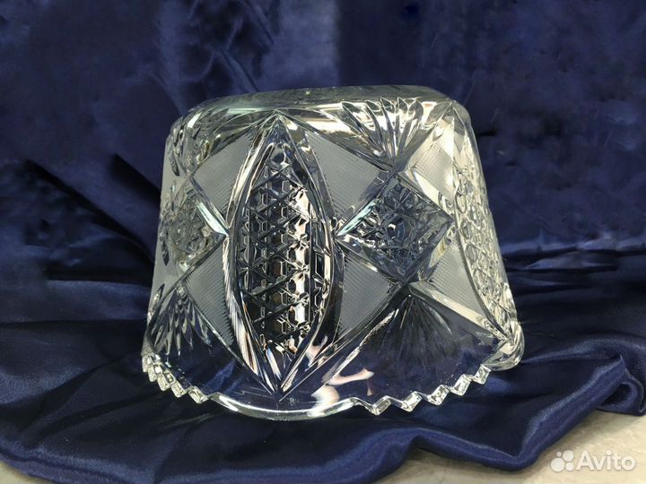 Хрустальная ваза салатник СССР