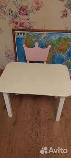 Детский стол и стул