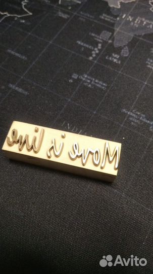 Клише(штамп) для тиснения по коже