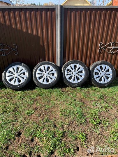 Колеса в сборе r 15 летние Kia Rio Х, solaris