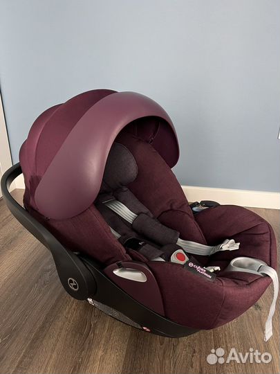 Автолюлька Cybex cloud q plus platinum