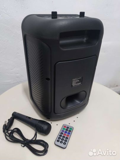 Колонка портативная RX-8185,RGB/USB/AUX/Bluetooth