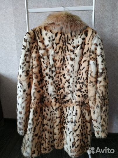 Шуба детская (кролик + воротник из лисы)