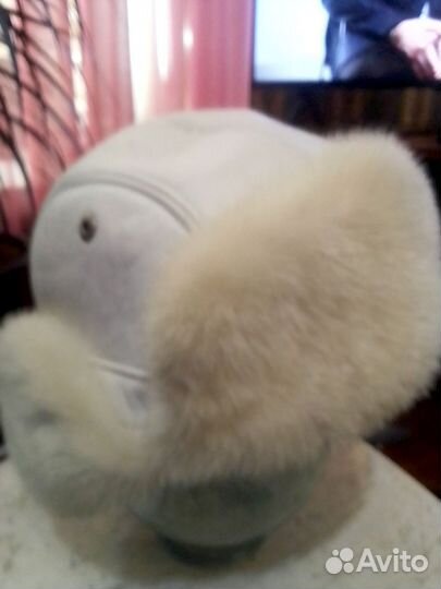 Шапка ушанка норковая женская