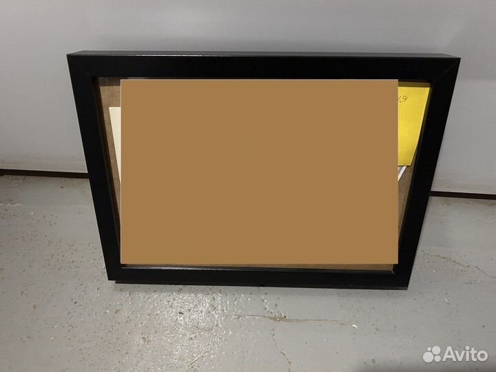 Рамки для фото A4 (2) + А2 черные (IKEA)