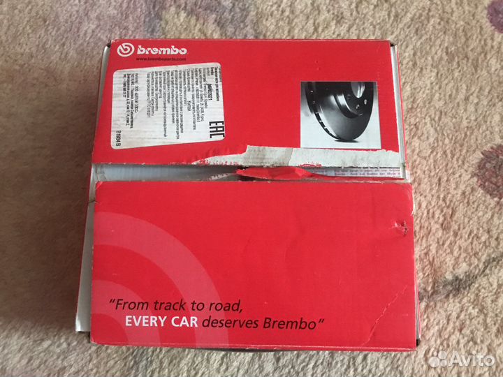 Диски тормозные задние brembo focus 2