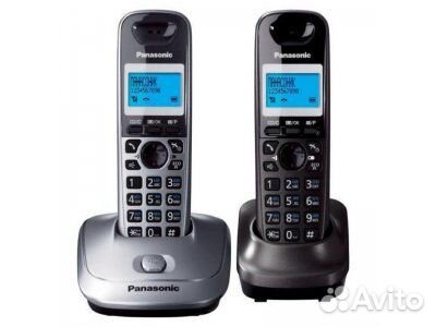 Радиотелефон С 2 трубками panasonic KX-TG2512RU1 т