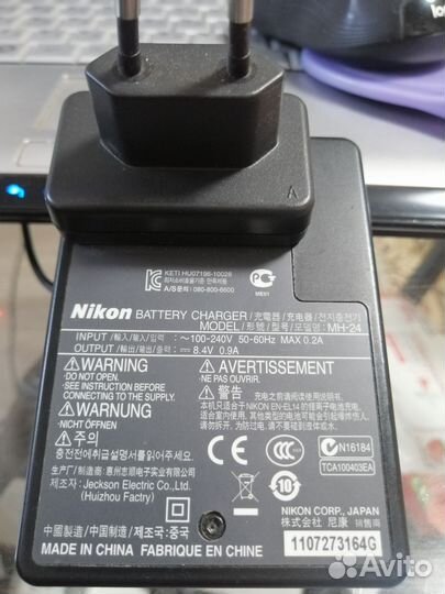 Зарядник для фотоаппарата Nikon mn 24