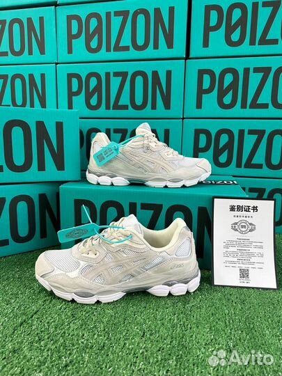 Asics Gel NYC Белые Оригинал Poizon