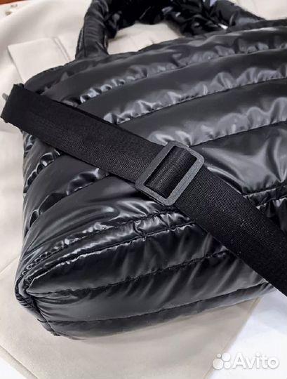 Сумка женская черная стеганая через плечо новая