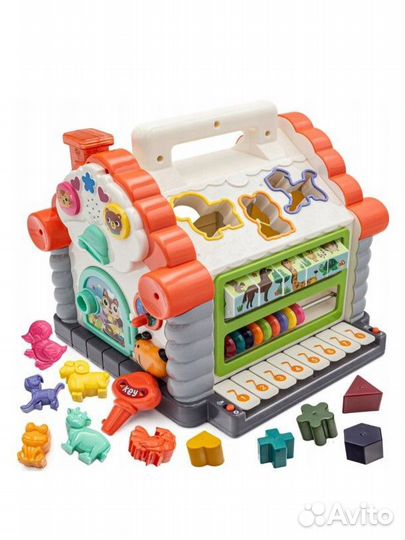 Развивающий домик. Бизиборд Hola