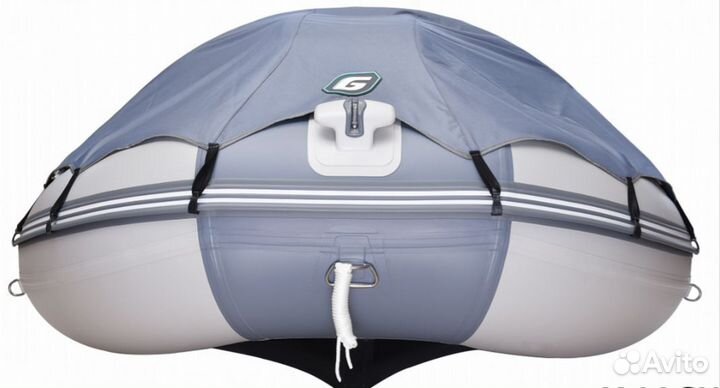 Надувная лодка gladiator C420AL светло/темно-серый