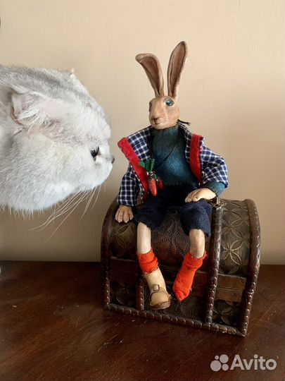 Авторская кукла кролик, зайчик