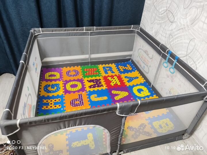 Большой детский манеж бу