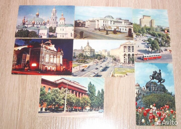 Баку. Киев. Рига. Советские открытки