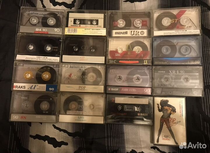 Аудио кассеты TDK, sony с записью