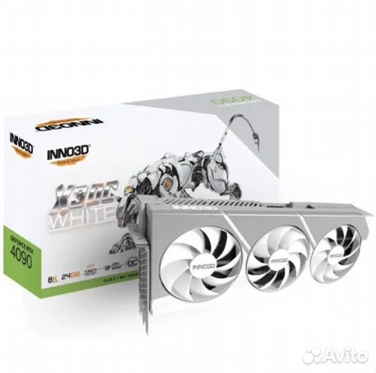 Видеокарта Inno3D GeForce RTX 4090 X3 OC white, 24