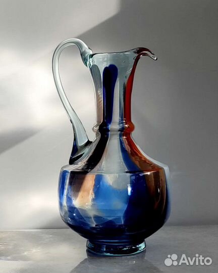 Графин цветное стекло СССР