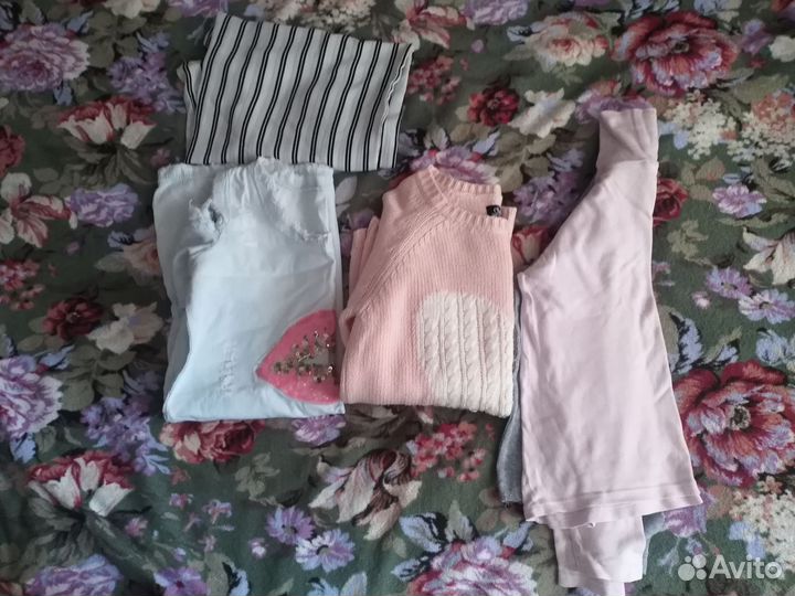 Пакет вещей на девочку 146-152 рост