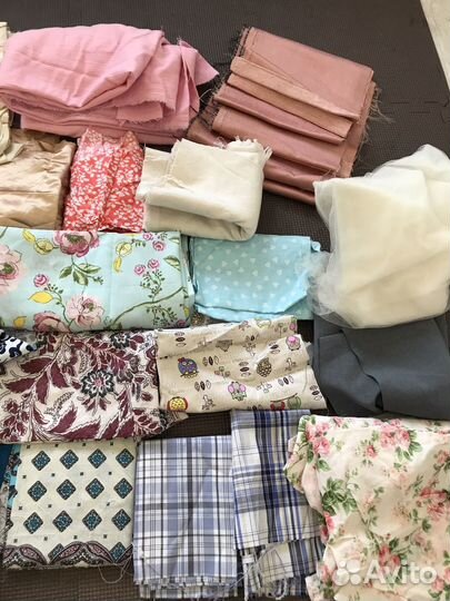 Ткани отрезы для рукоделия творчества