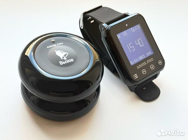 Премиальные кнопка вызова официанта и часы