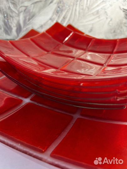 Хрустальные тарелки