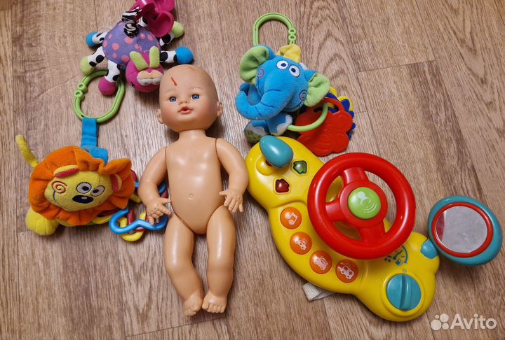 Руль музыкальный, игрушки