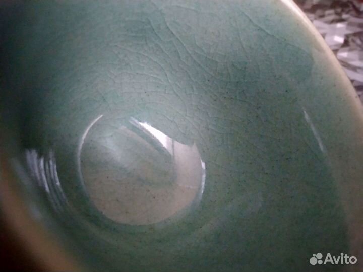 Пиала для чая саке селадоновая глазурь Корея 1 шт