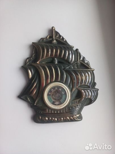 Термометр СССР парусник