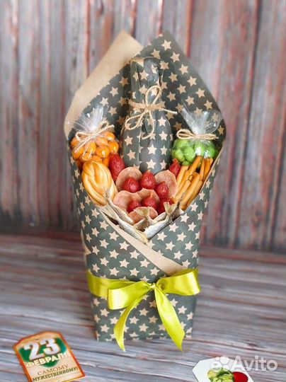 Мужские букеты съедобные