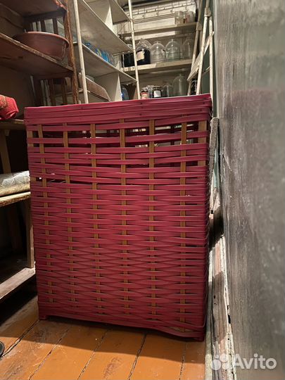 Корзина плетеная для хранения СССР