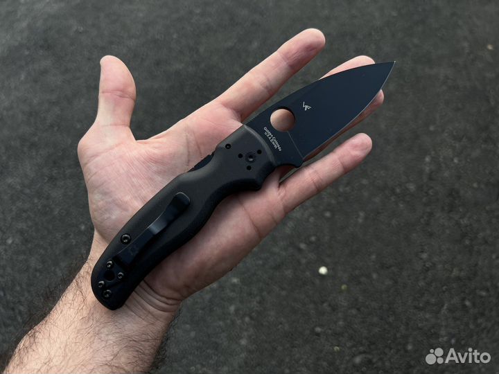 Нож spyderco shaman black
