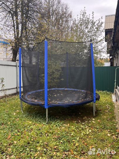 Детский батут с сеткой