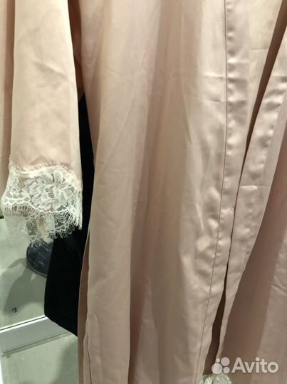 Розовый халат Oysho S