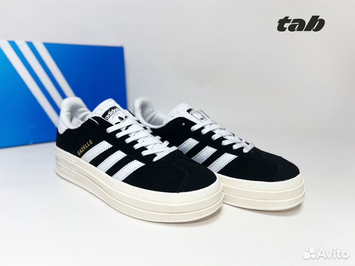 Кроссовки женские Adidas Gazelle Bold Core Black