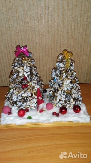 Елка новогодняя,ручная работа