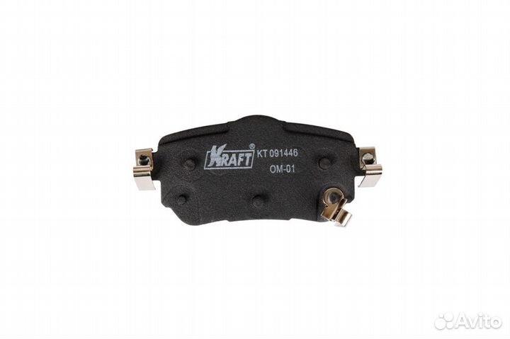 Колодки тормозные дисковые задние kraft KT 091446